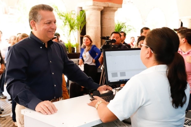 MÉRIDA | El Alcalde Alejandro Ruz Castro destaca el compromiso de las y los ciudadanos en el pago puntual del impuesto predial