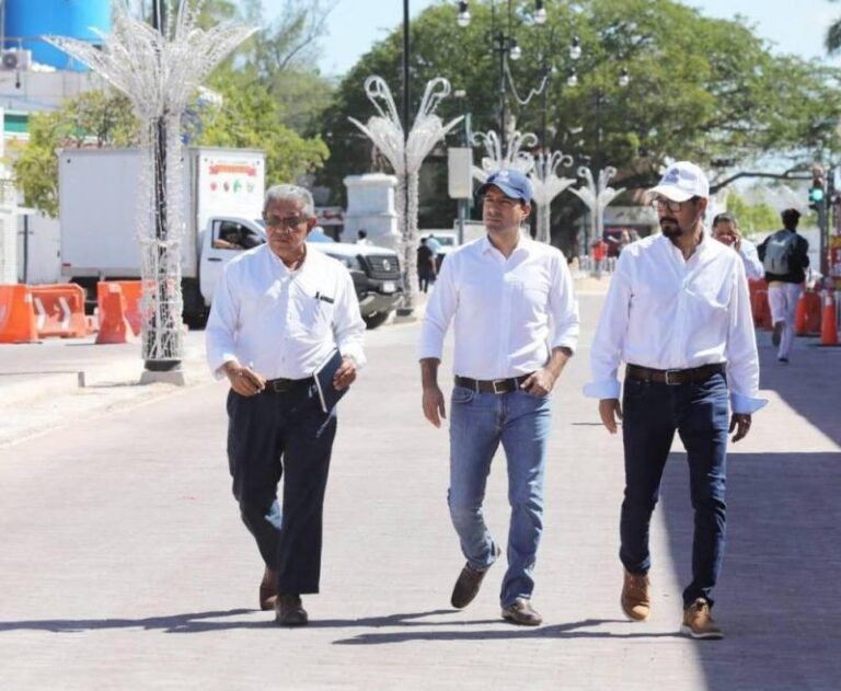 GOBIERNO | El Gobernador Mauricio Vila Dosal constató el avance de los trabajos de construcción del Corredor Turístico y Gastronómico