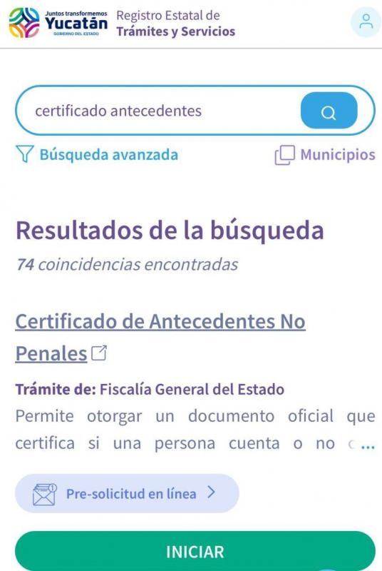 GOBIERNO | Fiscalía anuncia el Certificado de Antecedentes Penales Digital