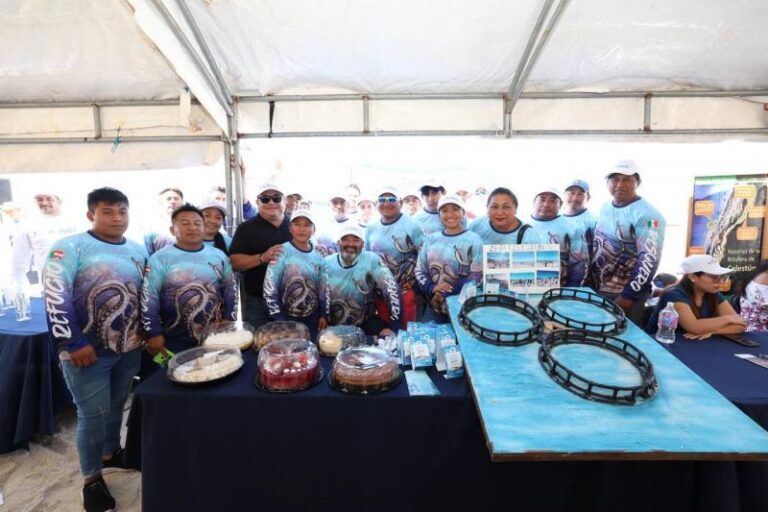 GOBIERNO | Arranca el Festival de la Veda en Celestún con grandes oportunidades para las y los pescadores de este puerto