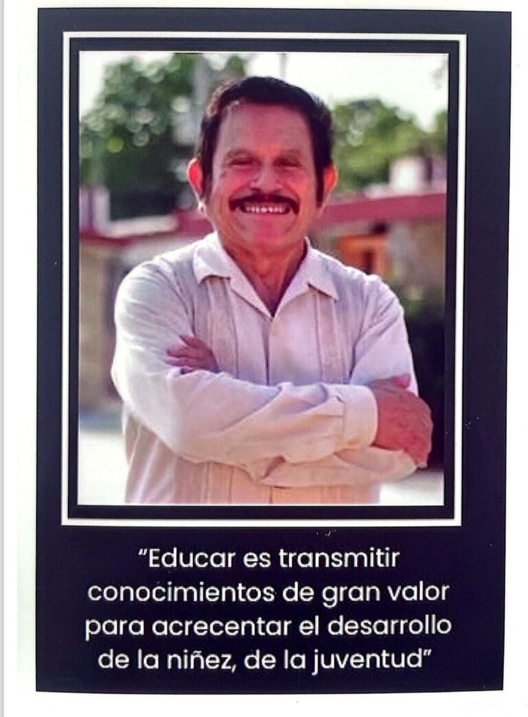PROGRESO | DE MANERA PÓSTUMA, RECONOCERÁN AL MAESTRO ADALBERTO PAREDES ESQUIVEL COMO “MAESTRO DISTINGUIDO 2024” DE PROGRESO