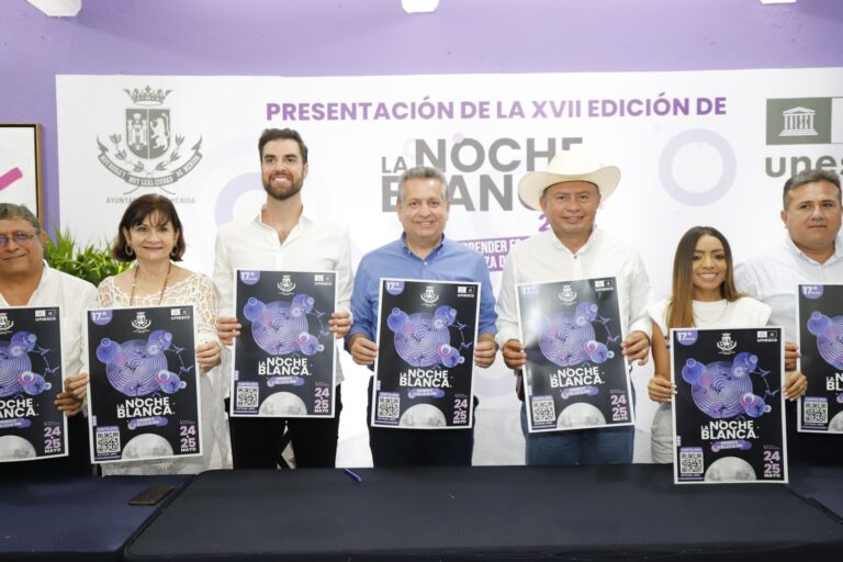 MÉRIDA | El Alcalde Alejandro Ruz Castro presenta la décimo séptima edición de La Noche Blanca “Aprender es la belleza de vivir”