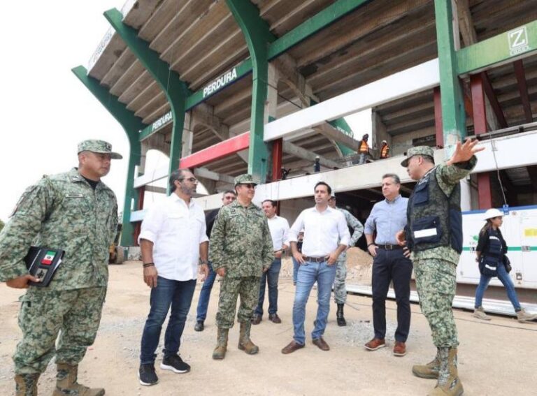 GOBIERNO | Presentan trabajos de renovación del Estadio de Béisbol Kukulcán Álamo