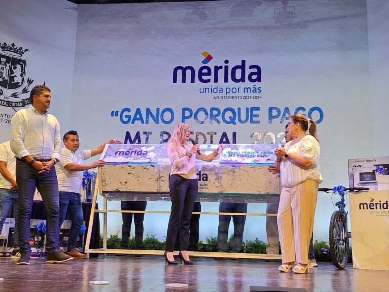 MÉRIDA | El Ayuntamiento realiza el sorteo «Gano porque pago mi predial 2024».